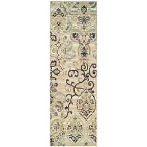 Caldwell Floral Damask Indoor Large Area Rugs or Runner Rug