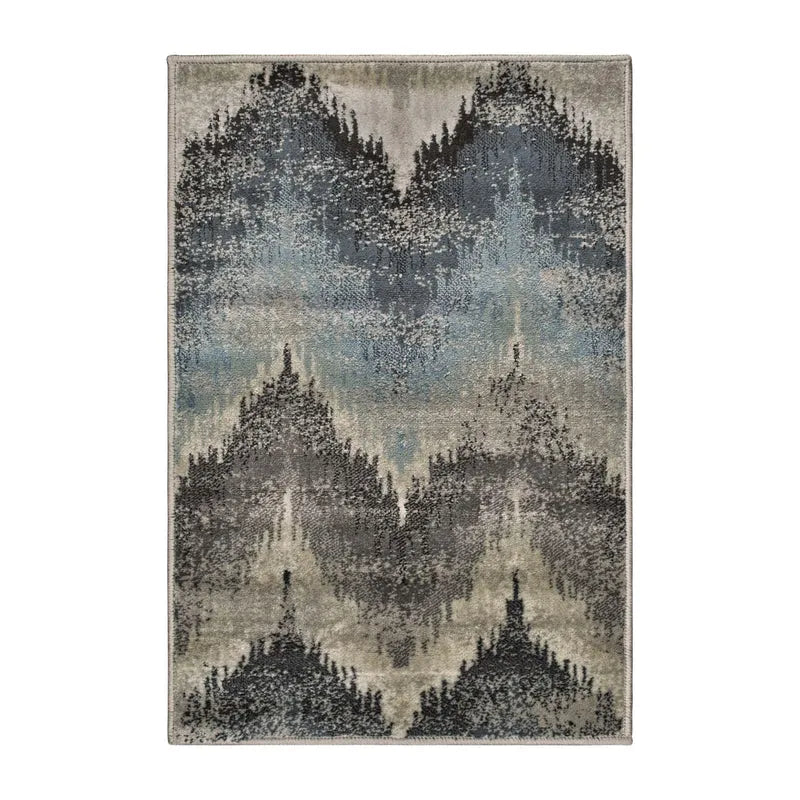 Cadwell Abstract Faux Distressed Area Rug