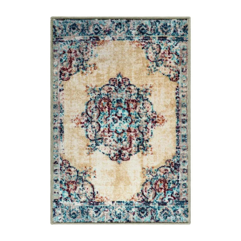 Decklan Floral Medallion Traditional Indoor Area Rug or Runner Rug