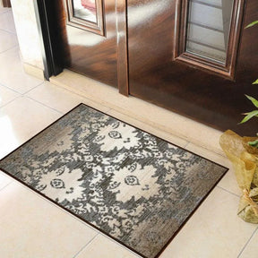 Geneva Medallion Scroll Non-Slip Washable Indoor Area Rug or Runner