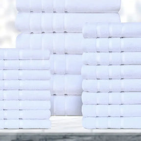 24-Piece Egyptian Cotton Towel Set