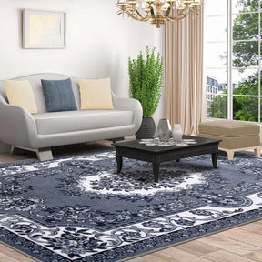 Seraphina Floral Non-Slip Indoor Area Rug Or Runner Rug Or Door Mat