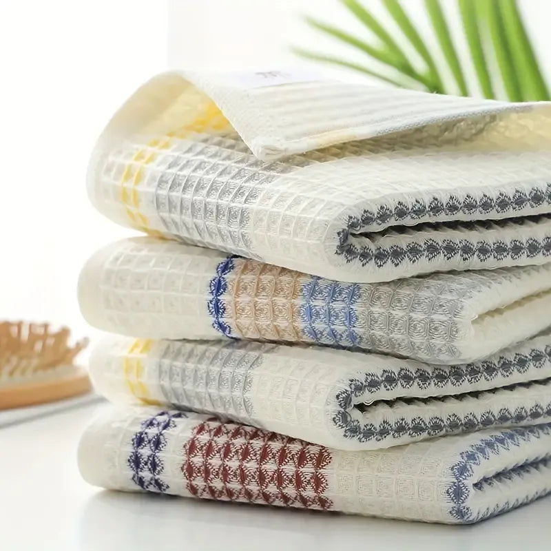 6 pcs Fast Drying Waffle Weave Dishcloths - Super Soft Cotton