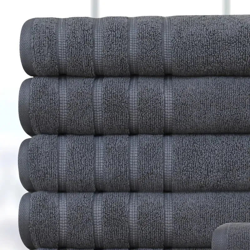 24-Piece Egyptian Cotton Towel Set