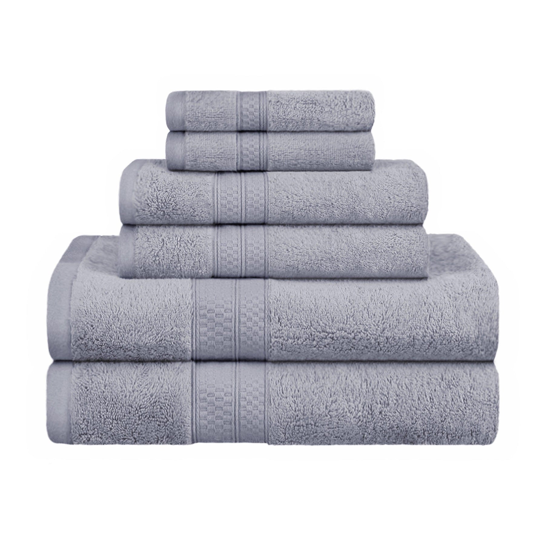 Rayon from Bamboo Ultra-Plush Heavyweight Assorted 6 Piece Towel Set