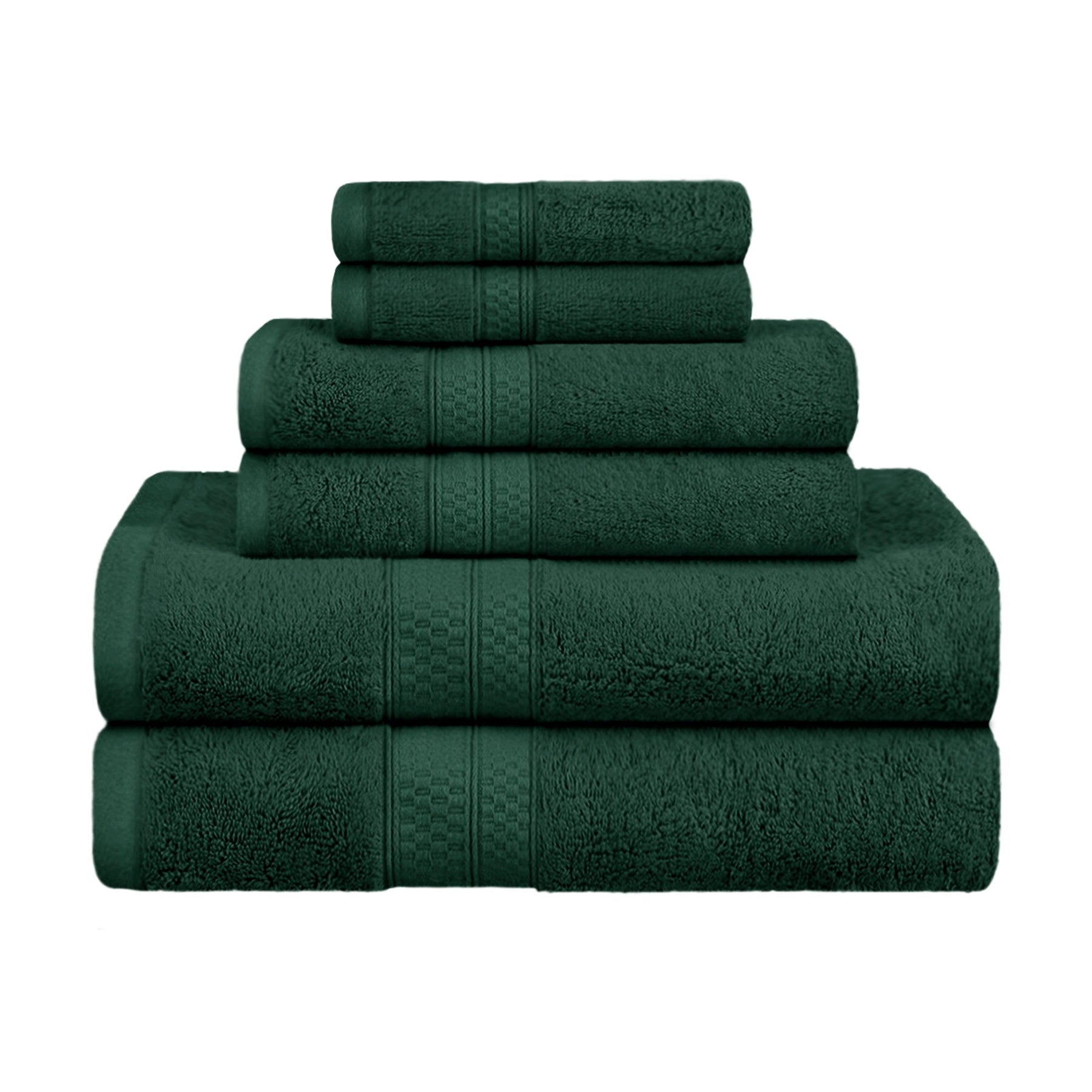 Rayon from Bamboo Ultra-Plush Heavyweight Assorted 6 Piece Towel Set