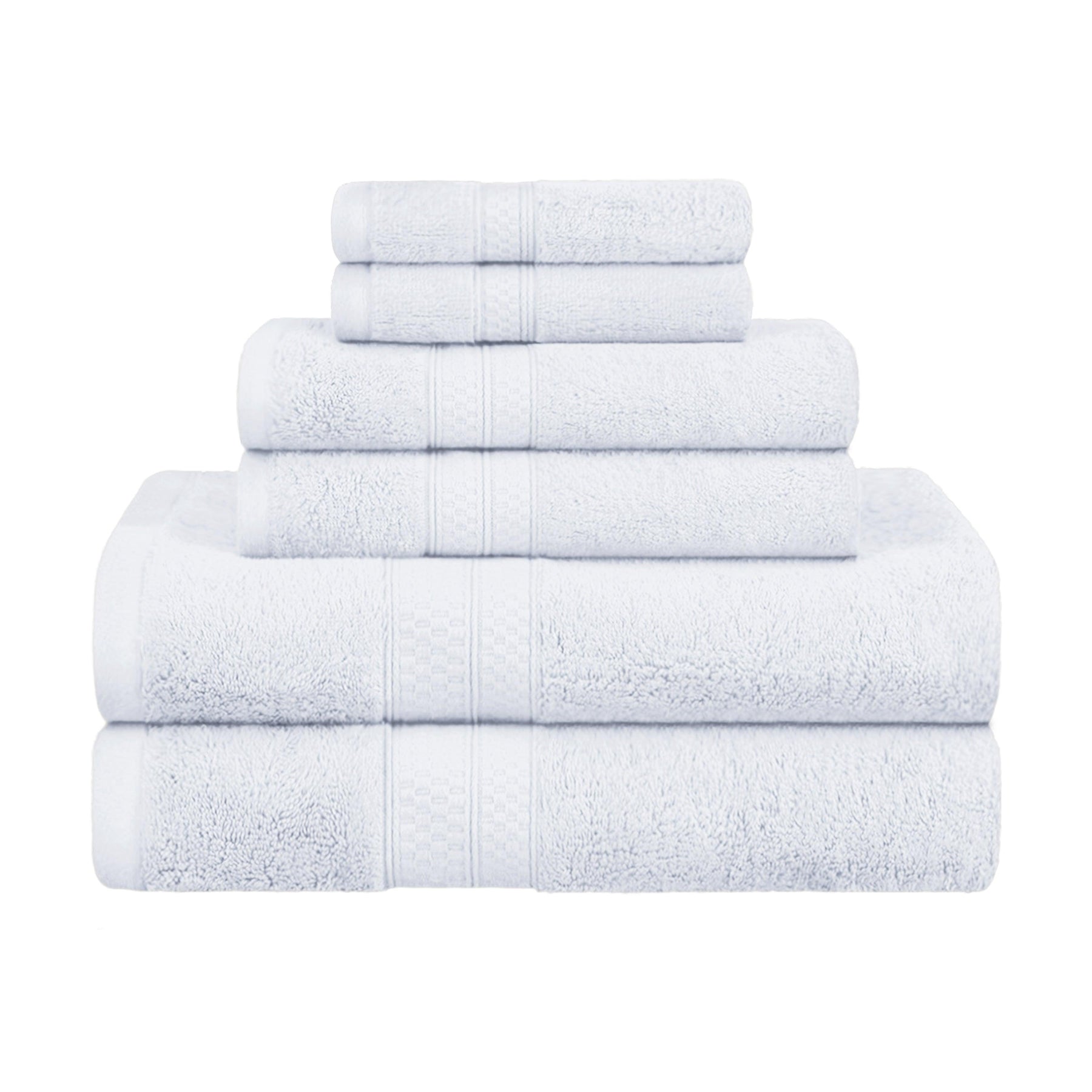 Rayon from Bamboo Ultra-Plush Heavyweight Assorted 6 Piece Towel Set