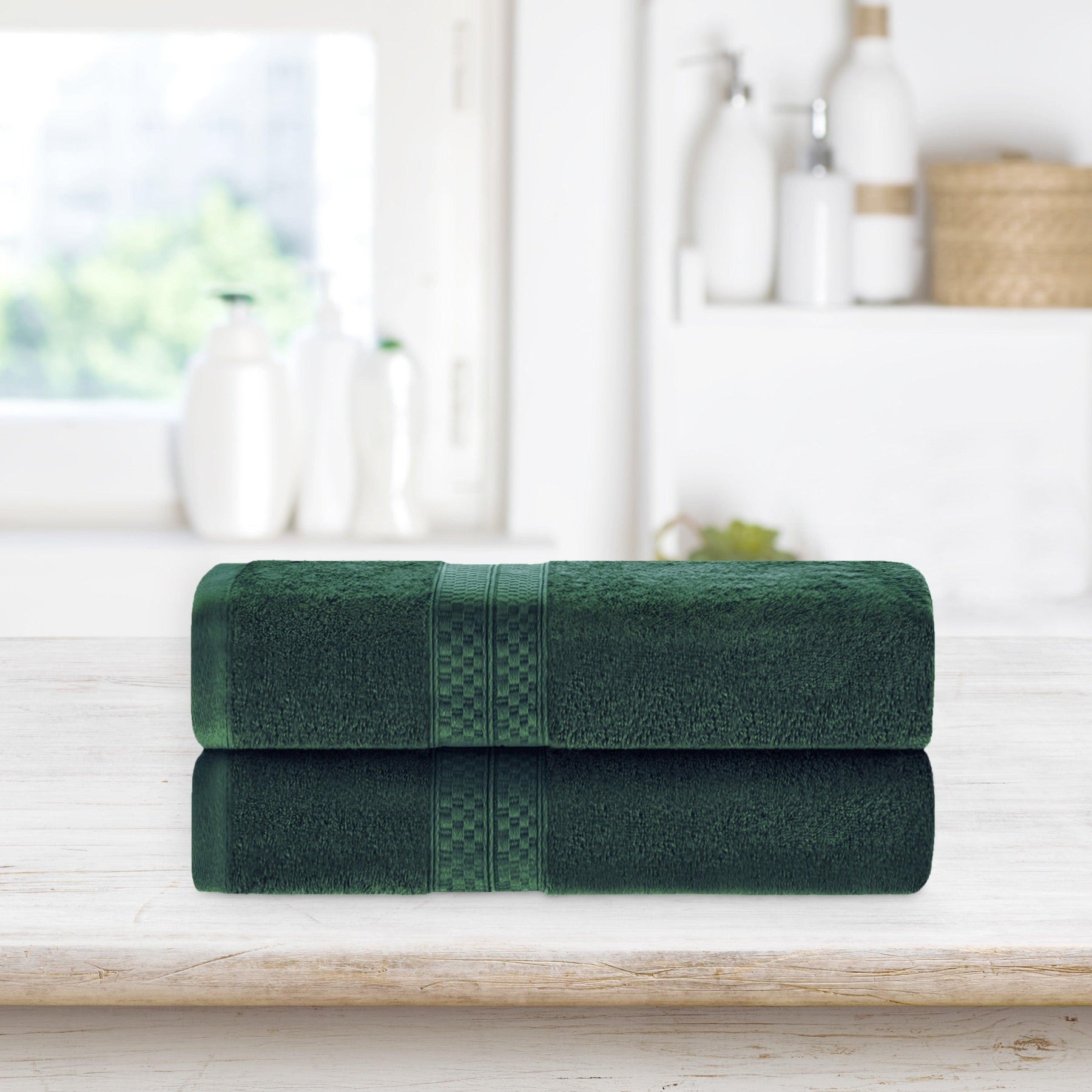 Rayon from Bamboo Plush Heavyweight 2 Piece Bath Towel Set