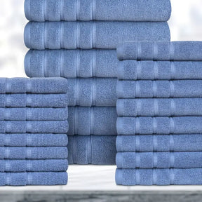 24-Piece Egyptian Cotton Towel Set