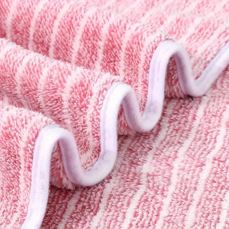 8-Piece Luxury Striped Towel Set for Home & Spa (2 Bath Towels 2 Hand Towels 4 Washcloth, Towels)