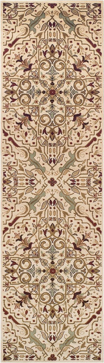 Camille Traditional Floral Medallion Scroll Indoor Area Rug Or Runner