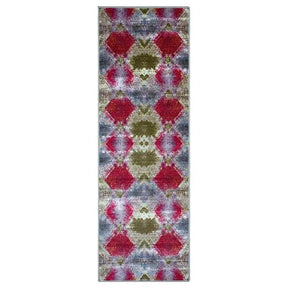 Amarsi Geometric Non-Slip Indoor Washable Area Rug