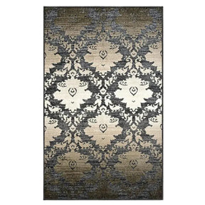 Geneva Medallion Scroll Non-Slip Washable Indoor Area Rug or Runner