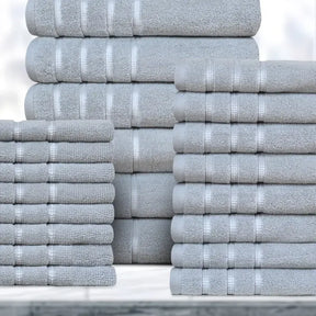 24-Piece Egyptian Cotton Towel Set