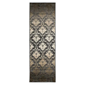 Geneva Medallion Scroll Non-Slip Washable Indoor Area Rug or Runner