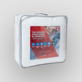 All Season PrimaLoft Down Alternative Oversized Comforter with Duvet Tabs (Hypoallergenic)