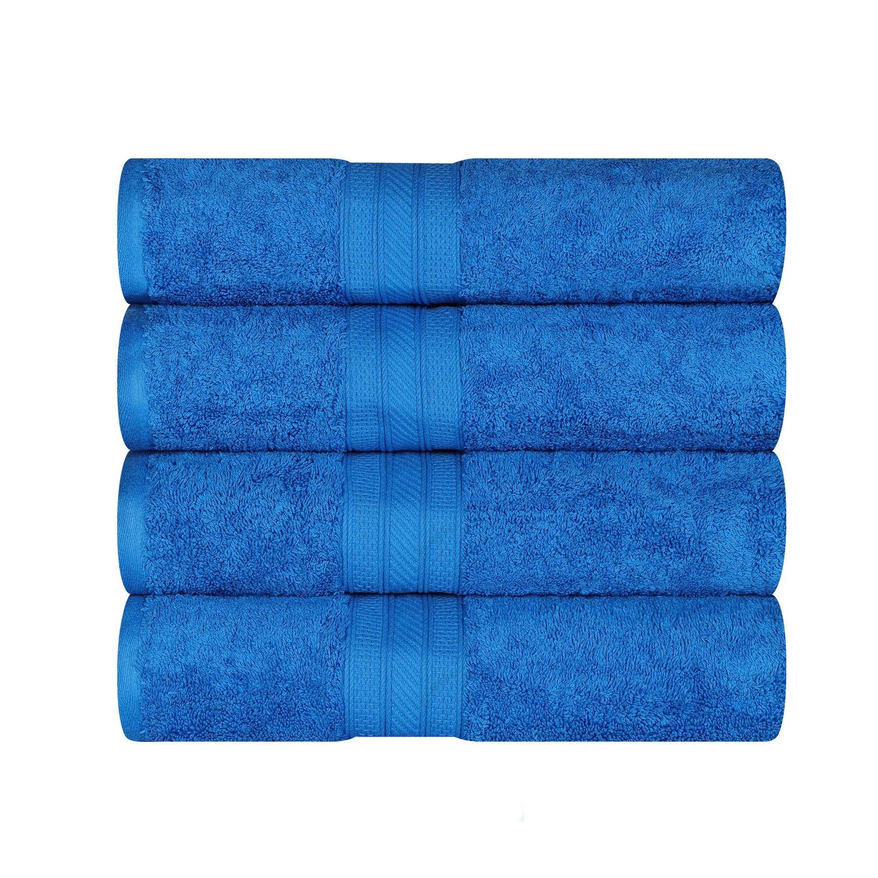 Atlas Cotton Plush Absorbent Heavyweight 4 Piece Bath Towel Set