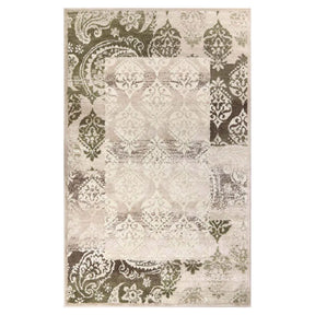 Mystique Distressed Damask Indoor Area Rug Or Runner Rug