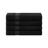 Cotton Highly Absorbent Eco-Friendly Quick Dry 4 Piece Bath Towel Set