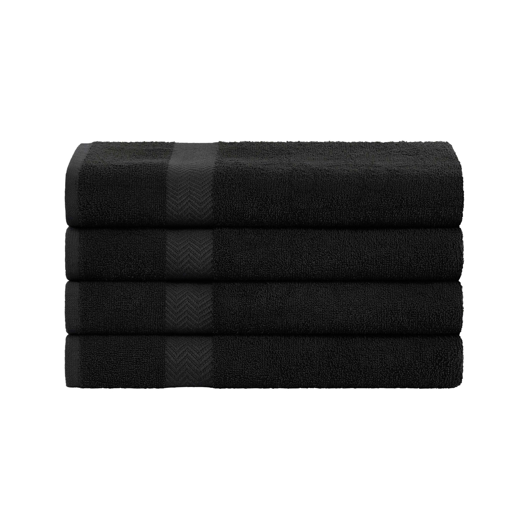 Cotton Highly Absorbent Eco-Friendly Quick Dry 4 Piece Bath Towel Set