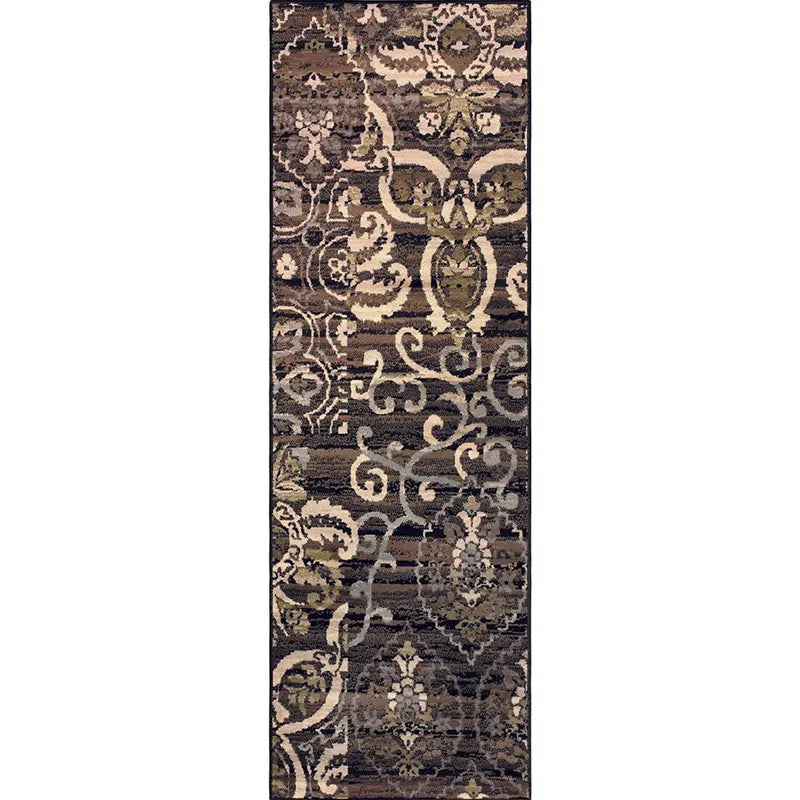 Caldwell Floral Damask Indoor Large Area Rugs or Runner Rug