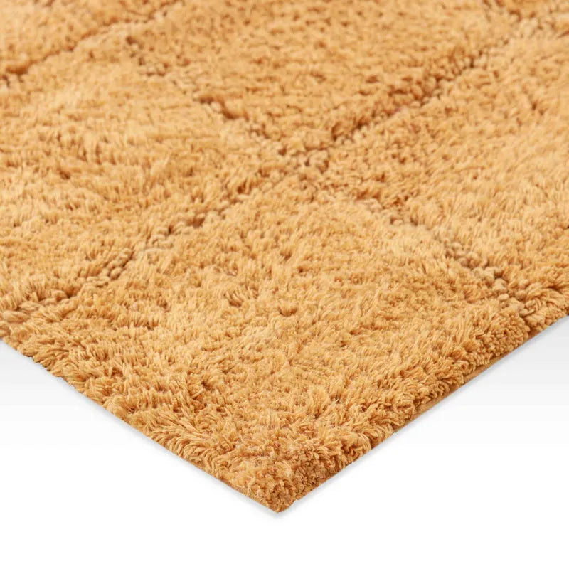 Non-Slip Washable Cotton 2 Piece Bath Rug Set