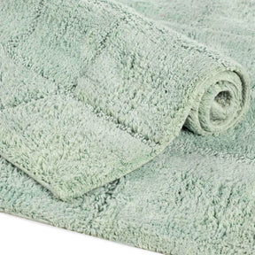 Non-Slip Washable Cotton 2 Piece Bath Rug Set