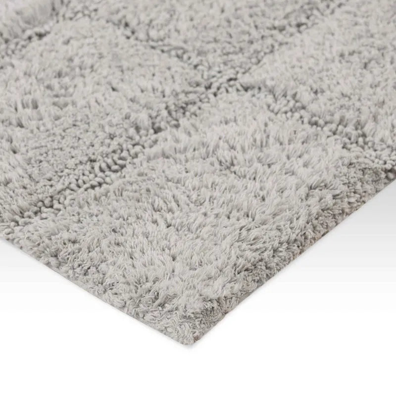 Non-Slip Washable Cotton 2 Piece Bath Rug Set