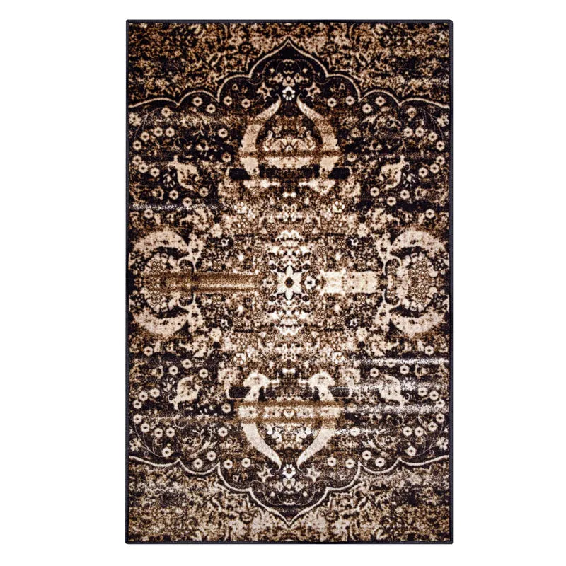 Oswell Medallion Non-Slip Washable Indoor Area Rug or Runner