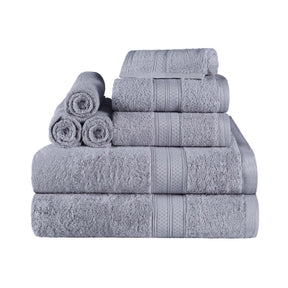 Ultra-Soft Rayon from Bamboo Cotton Blend 8 Piece Towel Set