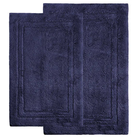 Non-Slip Washable Cotton 2 Piece Bath Rug Set