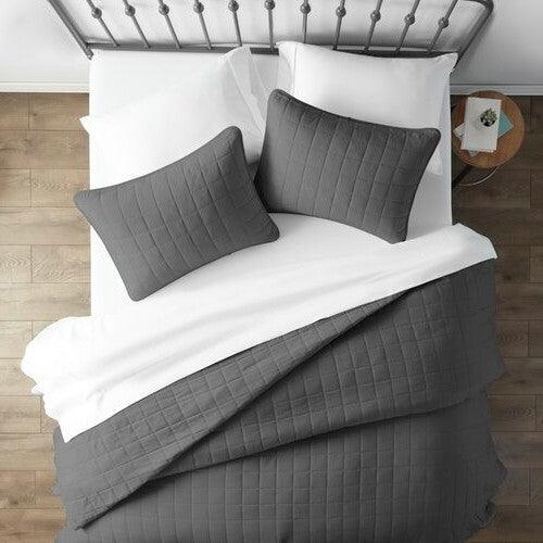 3 Piece Microfiber Farmhouse Coverlet Bedspread - beddingbag.com