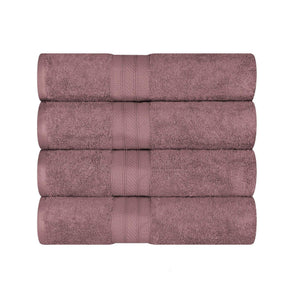 Atlas Cotton Plush Absorbent Heavyweight 4 Piece Bath Towel Set