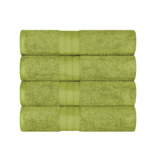 Atlas Cotton Plush Absorbent Heavyweight 4 Piece Bath Towel Set