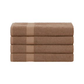 Cotton Highly Absorbent Eco-Friendly Quick Dry 4 Piece Bath Towel Set