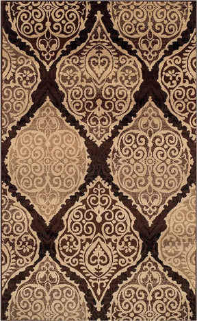 Amherst Damask Medallion Indoor Area Rug Or Runner Rug