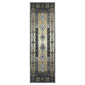 Motega Tribal Southwestern Traditional Geometric Ikat Indoor Area Rug