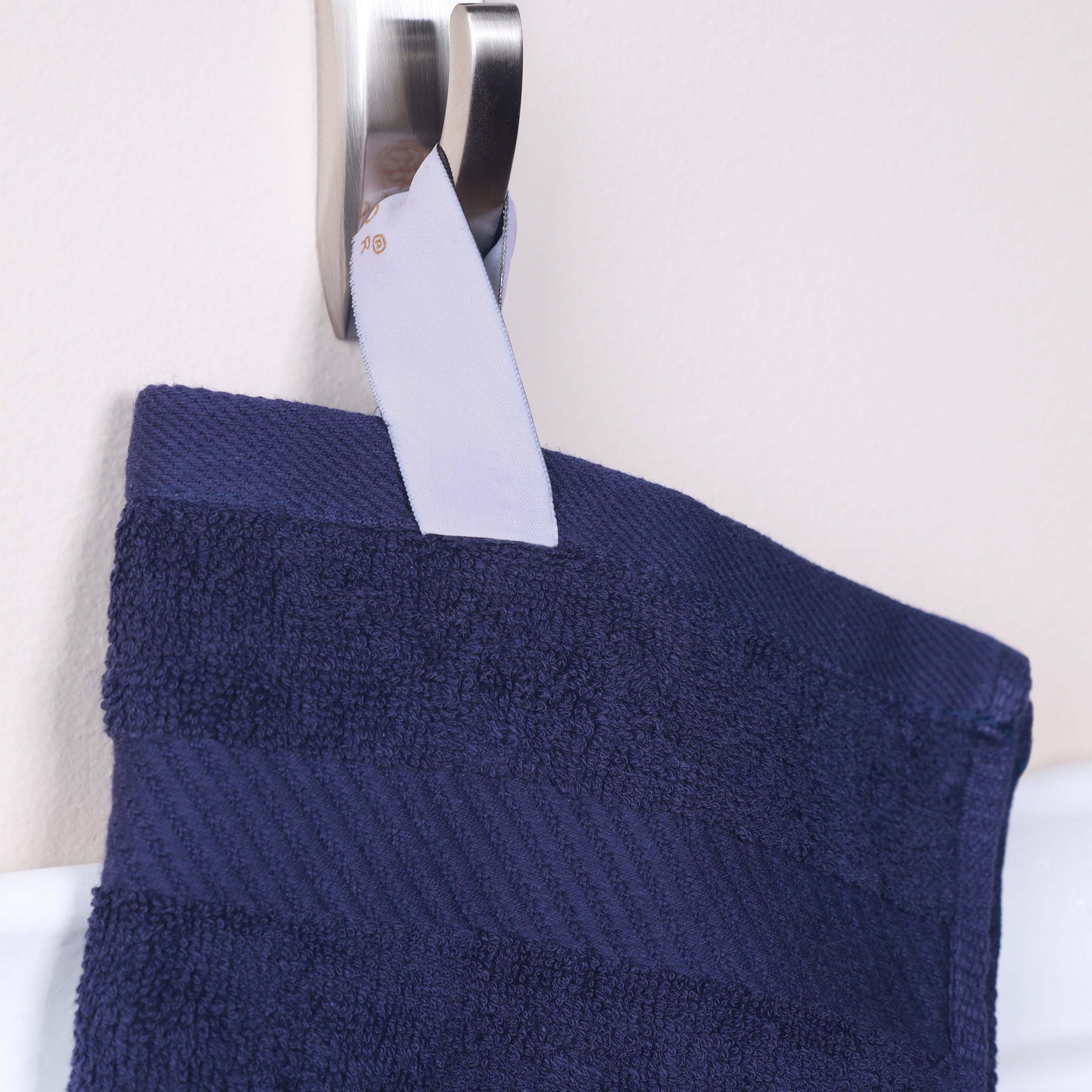 Egyptian Cotton Dobby Border Medium Weight 6 Piece Hand Towel Set