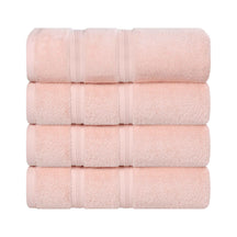 Smart Dry Zero Twist Cotton Medium Weight Bath Towels, Set of 4