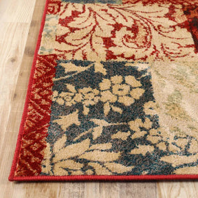 Kennicot Elegant Floral Patchwork Indoor Large Area Rugs or Runner Rug