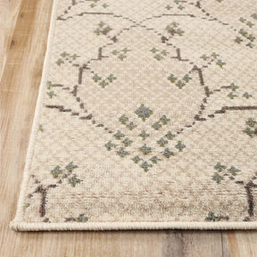 Aberdeen Traditional Floral Vine Indoor Area Rug Or Runner Rug