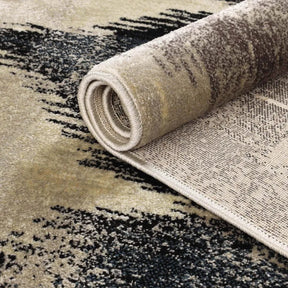 Cadwell Abstract Faux Distressed Area Rug