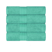 Atlas Cotton Plush Absorbent Heavyweight 4 Piece Bath Towel Set