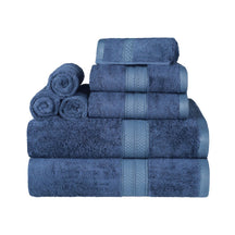 Ultra-Soft Rayon from Bamboo Cotton Blend 8 Piece Towel Set