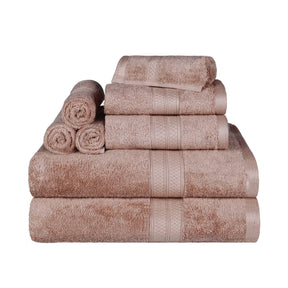 Ultra-Soft Rayon from Bamboo Cotton Blend 8 Piece Towel Set