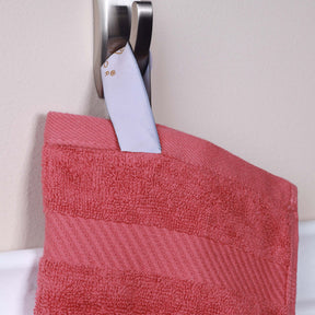 Egyptian Cotton Dobby Border Medium Weight 6 Piece Hand Towel Set