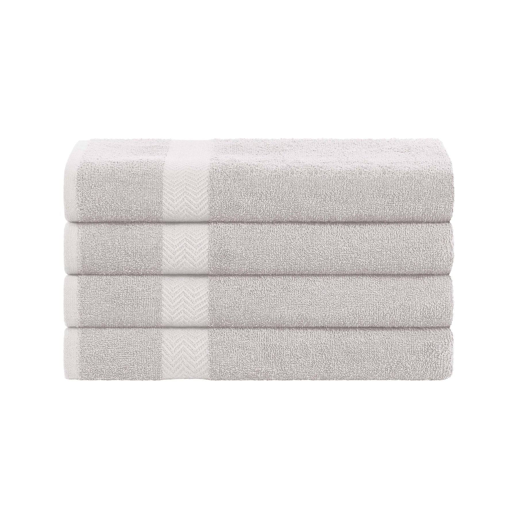 Cotton Highly Absorbent Eco-Friendly Quick Dry 4 Piece Bath Towel Set