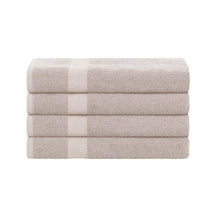 Cotton Highly Absorbent Eco-Friendly Quick Dry 4 Piece Bath Towel Set