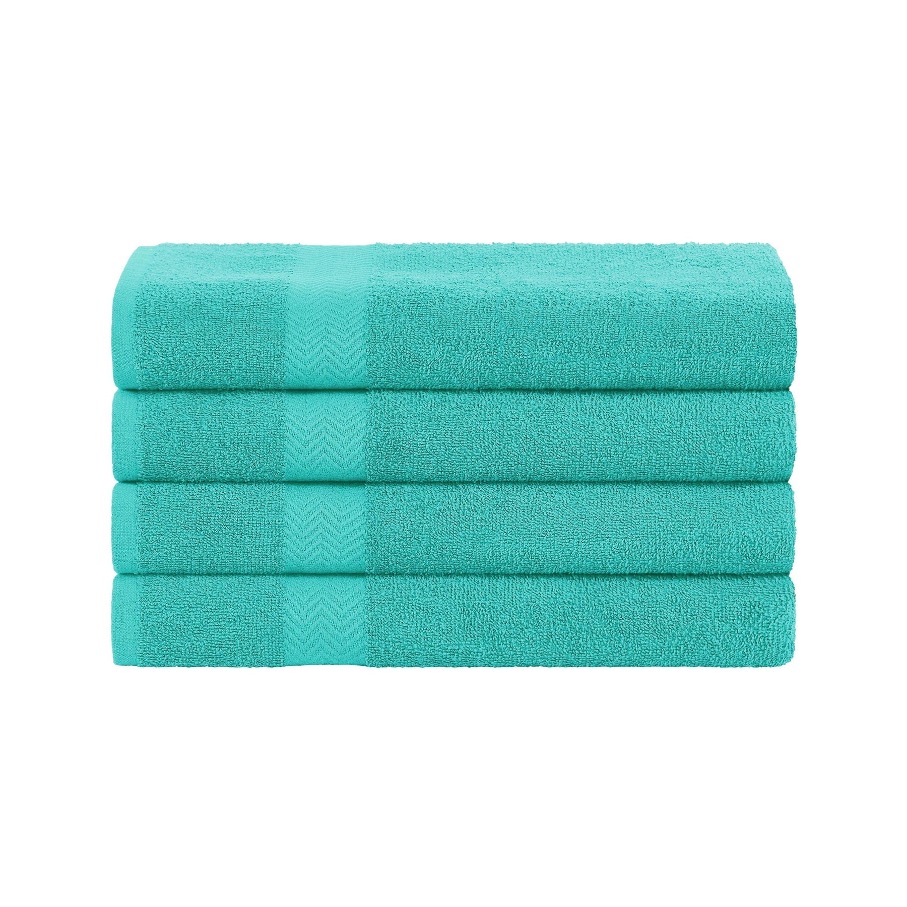 Cotton Highly Absorbent Eco-Friendly Quick Dry 4 Piece Bath Towel Set