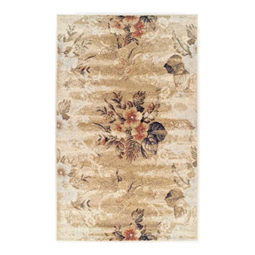 Washed Floral Medallion Indoor Area Rug Or Runner Rug